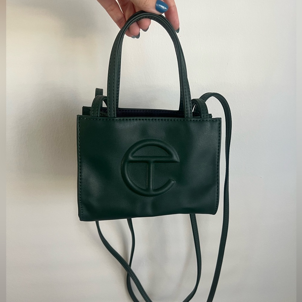 Dark olive Mini Telfar Bag